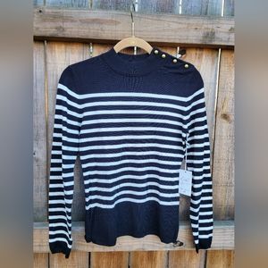 Cielo Black & White stripe sweater